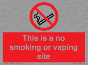 PS15305: This is a no smoking or vaping site