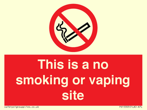 PS15305: This is a no smoking or vaping site