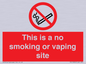 PS15305: This is a no smoking or vaping site