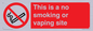PS15305: This is a no smoking or vaping site