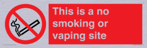 PS15305: This is a no smoking or vaping site