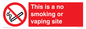 PS15305: This is a no smoking or vaping site