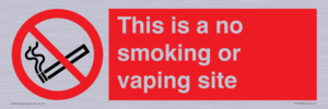 PS15305: This is a no smoking or vaping site