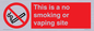 PS15305: This is a no smoking or vaping site