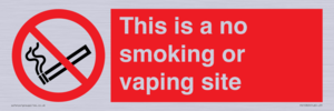 PS15305: This is a no smoking or vaping site