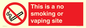 PS15305: This is a no smoking or vaping site