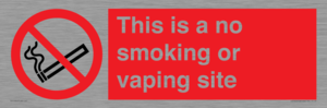 PS15305: This is a no smoking or vaping site