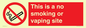PS15305: This is a no smoking or vaping site