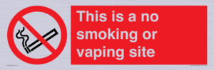 PS15305: This is a no smoking or vaping site