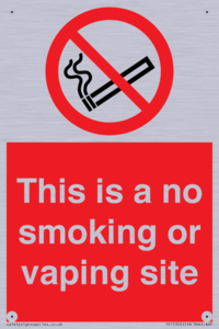 PS15305: This is a no smoking or vaping site