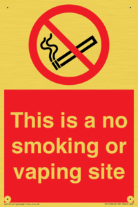 PS15305: This is a no smoking or vaping site