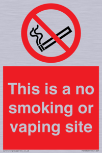 PS15305: This is a no smoking or vaping site