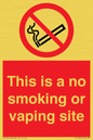 PS15305: This is a no smoking or vaping site