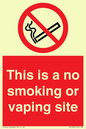 PS15305: This is a no smoking or vaping site