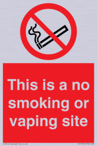 PS15305: This is a no smoking or vaping site
