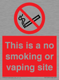 PS15305: This is a no smoking or vaping site