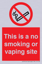 PS15305: This is a no smoking or vaping site