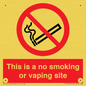 PS15305: This is a no smoking or vaping site