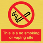 PS15305: This is a no smoking or vaping site