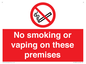 PS15307: No smoking or vaping on these premises