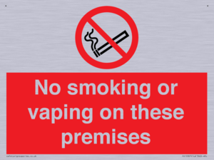 PS15307: No smoking or vaping on these premises
