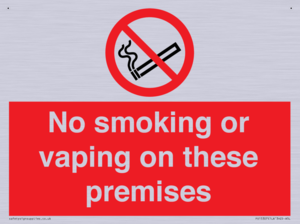 PS15307: No smoking or vaping on these premises