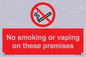 PS15307: No smoking or vaping on these premises