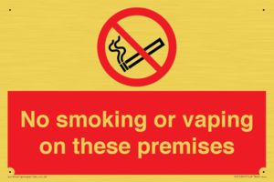 PS15307: No smoking or vaping on these premises
