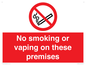 PS15307: No smoking or vaping on these premises
