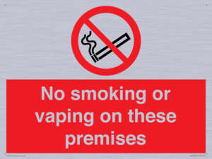 PS15307: No smoking or vaping on these premises