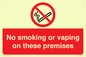 PS15307: No smoking or vaping on these premises