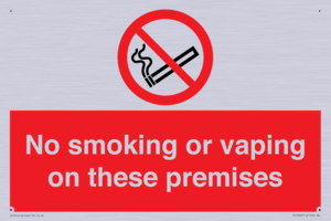 PS15307: No smoking or vaping on these premises