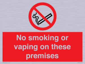 PS15307: No smoking or vaping on these premises