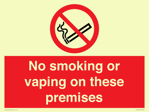 PS15307: No smoking or vaping on these premises