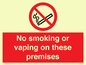 PS15307: No smoking or vaping on these premises