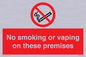 PS15307: No smoking or vaping on these premises