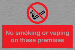 PS15307: No smoking or vaping on these premises