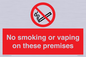 PS15307: No smoking or vaping on these premises