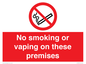 PS15307: No smoking or vaping on these premises