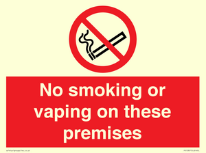 PS15307: No smoking or vaping on these premises