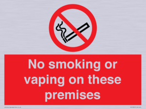 PS15307: No smoking or vaping on these premises