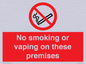 PS15307: No smoking or vaping on these premises