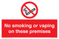 PS15307: No smoking or vaping on these premises