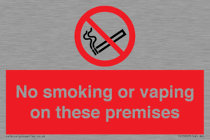 PS15307: No smoking or vaping on these premises