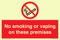 PS15307: No smoking or vaping on these premises