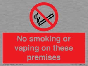 PS15307: No smoking or vaping on these premises