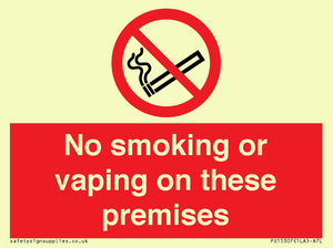 PS15307: No smoking or vaping on these premises