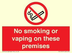 PS15307: No smoking or vaping on these premises