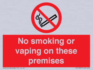 PS15307: No smoking or vaping on these premises