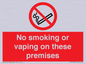 PS15307: No smoking or vaping on these premises